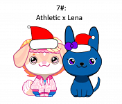 Dog Game Dogs Collector: Christmas couple Dog Animation Idea's.